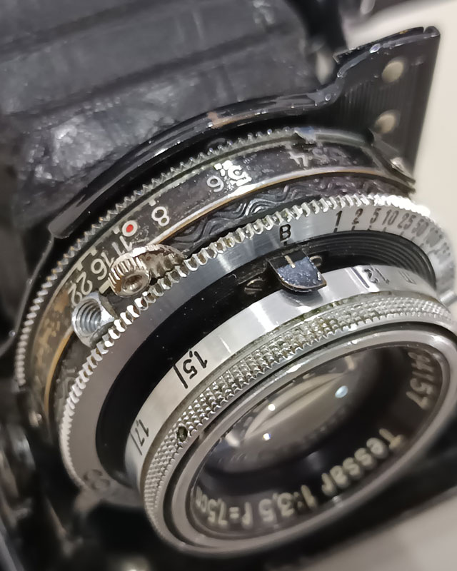 Zeiss Ikon Ikonta A 521 Lens Top